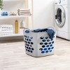 Flexible Plastic Laundry Basket, Arctic White, 6 Pack - 2 of 4