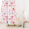 Deny Designs April Lane Art Bows Monogram Shower Curtain - 2 of 3