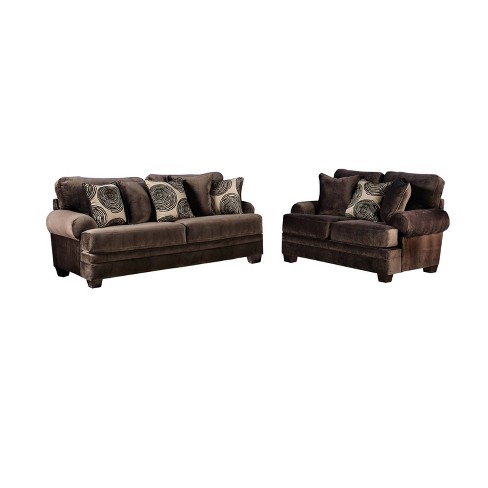 Mauricio Microfiber Sofa And Loveseat Set Mibasics Target