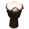 Sawtooth 8" Hand Carved Congo Design Rope Djembe - 3 of 3