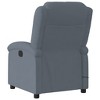 vidaXL Massage Recliner Chair Dark Gray Velvet - 4 of 4