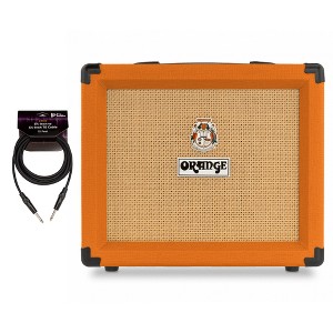 Orange Amps Crush 20 Analogue Combo Amplifier, 20W with 10 Feet Instrument Cable - 1 of 4