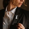 Ross-Simons 1.10 ct. t.w. White Topaz Bunny Pin/Pendant Necklace With 4.5-5mm Cultured Pearl in Sterling Silver Size 18 - 3 of 4