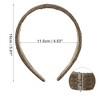 Unique Bargains Women's Fashion Straw Headband 5.91"x1.57"  1 Pc - 4 of 4