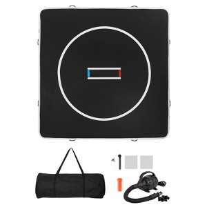 VEVOR 10x10 ft Wrestling Mat Inflatable, Martial Arts Thick Mat for Home Gym Exercise, PVC Foldable Training Mats, Black - 1 of 4