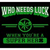 Men's Marvel St. Patrick's Day Captain Marvel No Luck Needed T-Shirt - 2 of 4