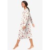 Dreams & Co. Long-Sleeve Henley Print Sleepshirt - 4 of 4