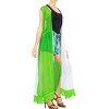 LA LEELA Women's Open Front Summer Swim Suit Vacation Beachwear Long Bathing Suit Duster Cardigan Swimwear Coverups Casual Beach - 3 of 4