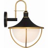 Crystorama Lighting Atlas 3 - Light Sconce in  Matte Black/Textured Gold - 4 of 4