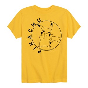 Boys' - Pokémon - Happy Pikachu Short Sleeve Graphic T-Shirt - 1 of 4