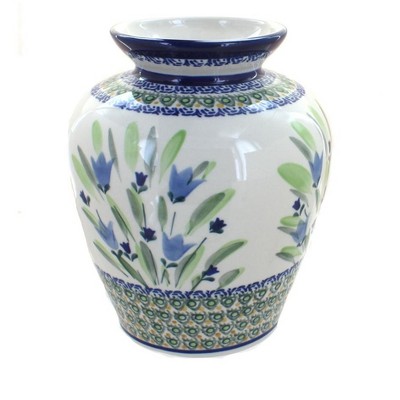 Blue Rose Polish Pottery Blue Tulip Medium Vase