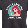 Women's - Disney Princess - Ariel Fork Really Good For Doing Hair Short Sleeve Graphic T-Shirt - 2 of 4