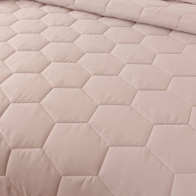 Honeycomb Down Alternative Comforter - St. James Home, 3 of 6