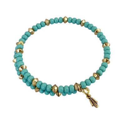 Fifth and Ninth Mia Wrap Bracelet - Teal