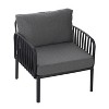NicBex Waterproof Outdoor Rocking Chair Modern Outdoor Patio Chairs Plastic Outdoor Recliner Chair for Patio, Porch - 3 of 4