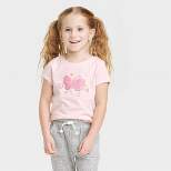 Toddler Girls' Butterfly Short Sleeve T-Shirt - Cat & Jack™ Light Pink