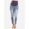 Women's Maternity Skinny Jeans - Angel Maternity - 2 of 3