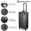 Byootique Rolling Makeup Case Trolley Cosmetic Organizer Hair Stylist Salon - 4 of 4