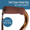 DMI Walking Cane for Adult Men and Women, FSA Eligible, Lightweight and Adjustable, Ergonomic Hand Grip and Wrist Strap - 2 of 4