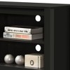 70" Particle Board TV Stand with Open Shelves and Cable Management Cutouts for Living Room and Bedroom - 2 of 4
