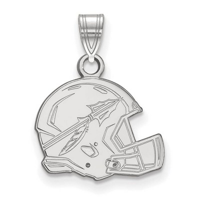 Black Bow Jewelry 14k White Gold Florida State Seminoles NCAA Small Pendant