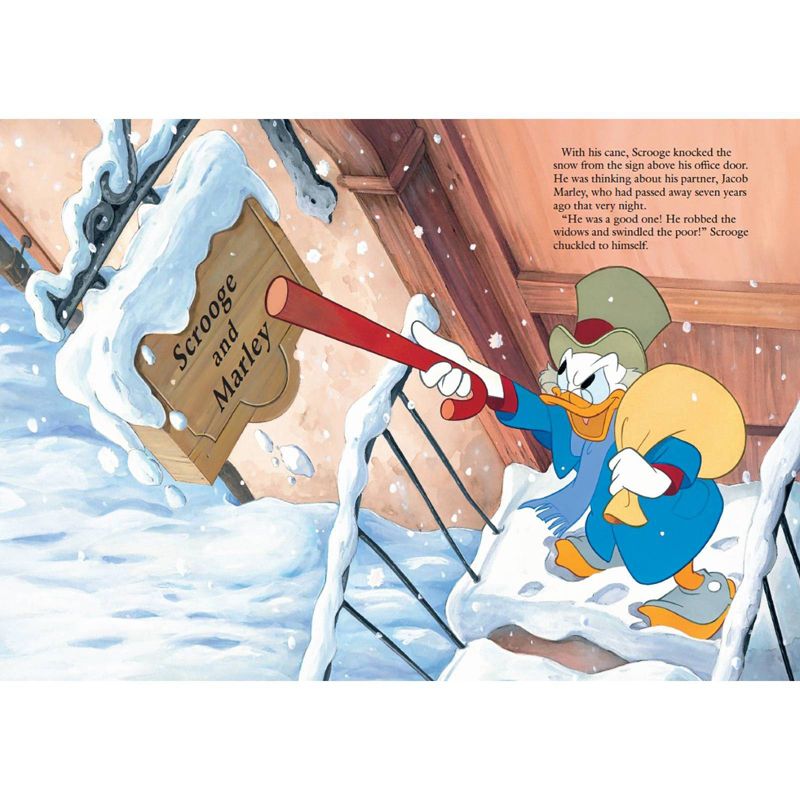 Disney Mickey's Christmas Carol - (Disney Die-Cut Classics) by  Editors of Studio Fun International (Hardcover), 5 of 6