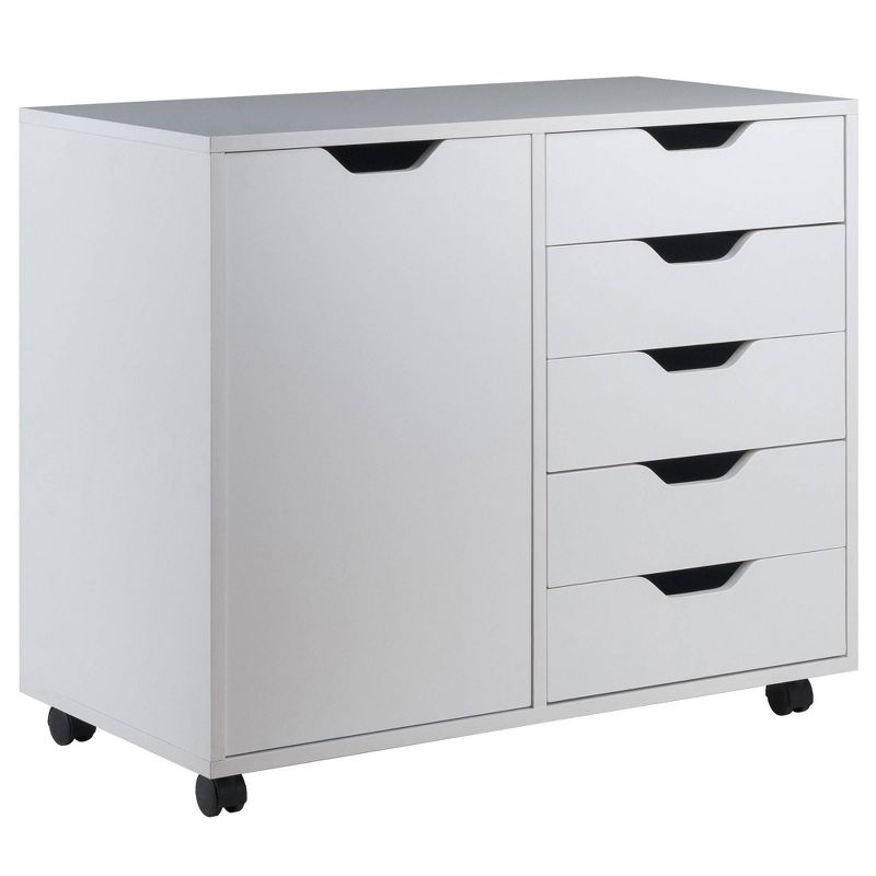 Halifax 5 Drawer 1 Side Cabinet - Winsome, 1 of 11