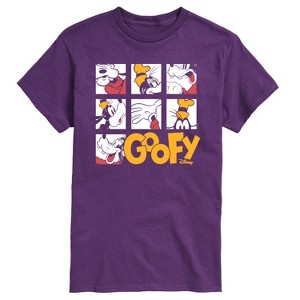 Men's - Disney - Goofy Grid Short Sleeve Graphic T-Shirt - 1 of 3