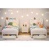 Twin Bed Frame for Kids - Storage Headboard & Drawer Underneath, Noise Free, Upholstered Platform Bed with Wooden Slats Support - 4 of 4