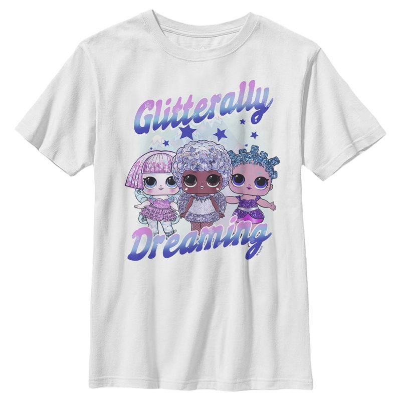 Boy's L.O.L Surprise Glitterally Dreaming Crew T-Shirt, 1 of 5