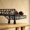 Sussexhome Metal Bridge Shelf for Desk or Wall, Unique Home Office Decor - 3 of 3