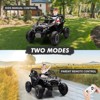24V 2-Seater Kids Ride-On UTV Truck with Remote Control, 4WD Electric Truck Toy Car with Music, LED Lights,Battery Powered Toy for Boys & Girls - 3 of 4