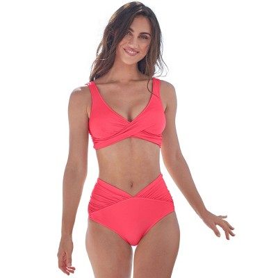 VENUS Womens Plus Audri Moderate Bottom  -  18, Sunset Pink