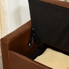 Kumasinova 48" PU Leather Ottoman Bench,Storage Bench with Tufted Button,Upholstered Entryway Bench with Flip-Top,End of Bed Storage Bench for Bedroom - 4 of 4