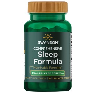 Swanson Comprehensive Sleep Formula - Dual-Release Formula 30 Tablets. - 1 of 1