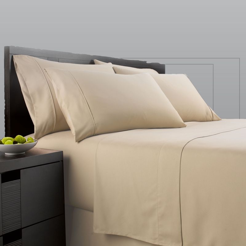 Danjor Linens Luxury Pillowcase and Sheet Bedding Set 1800 Series, 2 of 6