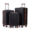 KTMBDW  Luggage 3 Piece Set Suitcase Spinner Hardshell Lightweight Durable with Combination Lock, Carry on Suitcase - 20"/24"/28" - 2 of 4