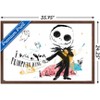 Trends International Disney Tim Burton's The Nightmare Before Christmas - Ink Pumpkin King Framed Wall Poster Prints - 3 of 4