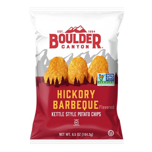 Boulder Canyon Hickory Barbeque Kettle Cooked Potato Chips - 6.5oz - image 1 of 4