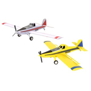 New Ray Set of 2 1/60 Exclusive Edition Air Tractor AT-502 AG Spray Crop Duster Airplanes 20643-20693-Set - 1 of 4