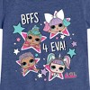 Girls' - LOL Surprise! - BFFS 4 EVA Fitted Short Sleeve Graphic T-Shirt - 2 of 4