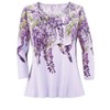 Collections Etc Wisteria & Hummingbird Top - 4 of 4