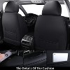 Coverado Car Seat Covers Stylish Waterproof Faux Leather - 2 of 4