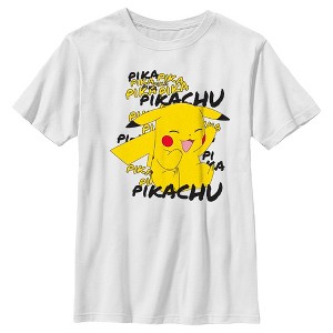 Boy's Pokemon Pikachu Laughing T-Shirt - 1 of 4