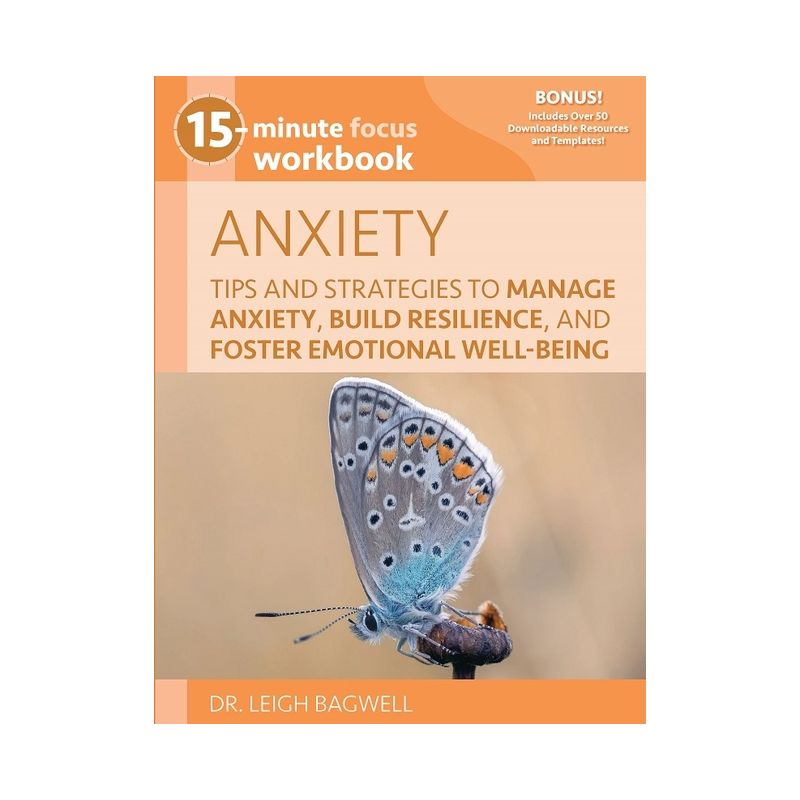 15-Minute Focus: Anxiety Workbook - by  Leigh Bagwell (Paperback), 1 of 2