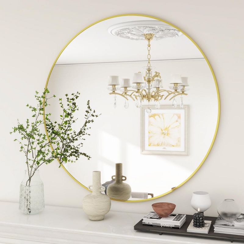 HOMLUX Round Wall Mirror, 1 of 6