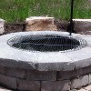 Sunnydaze Outdoor Camping Portable Heavy-Duty Foldable Chrome-Plated Fire Pit Cooking Grill Grate - 4 of 4