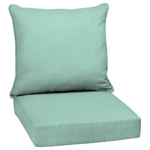 Arden 24"x24" Outdoor Deep Seat Cushion Set - 1 of 4