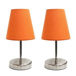Creekwood Home 10.5" Iconic Mini Sand Nickel Table Lamp - 1 of 4