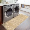 Sussexhome Non Skid Cotton Washable Laundry Room Indoor Runner Rug, 20" x 59" - 2 of 4
